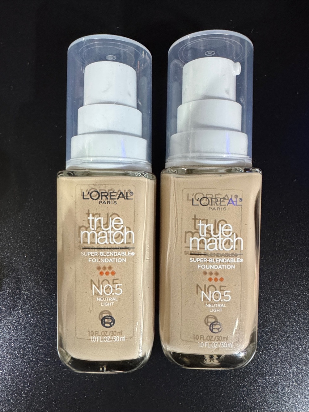 L'Oreal True Match Foundation No.5 Neutral Light - Light Beige (Pair)